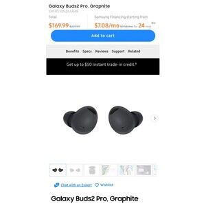 Samsung galaxy buds2 pro brand new earphones Wireless